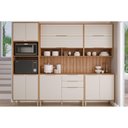 Ver imagem 5 de Paneleiro de Cozinha Esplêndida Torre Quente C/ 4 Portas 2 Fornos 70cm Freijo/titanium - Mgm