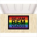 Ver imagem 1 de TAPETE SEJAM BEM VIADOS, CAPACHOS DIVERTIDOS PARA ENTRADA.