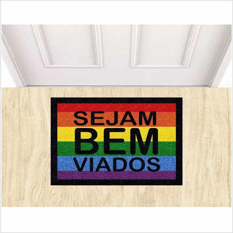 TAPETE SEJAM BEM VIADOS, CAPACHOS DIVERTIDOS PARA ENTRADA.