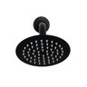 Ducha Preto 15 Cm Inox 304 Redonda com Cano de Parede 13 Cm - 2