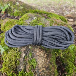 Paracord 750 Libras 5mm 387kg Corda de Sobrevivência Resistente 10 Metros Preto - 2