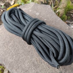 Paracord 750 Libras 5mm 387kg Corda de Sobrevivência Resistente 10 Metros Preto - 4