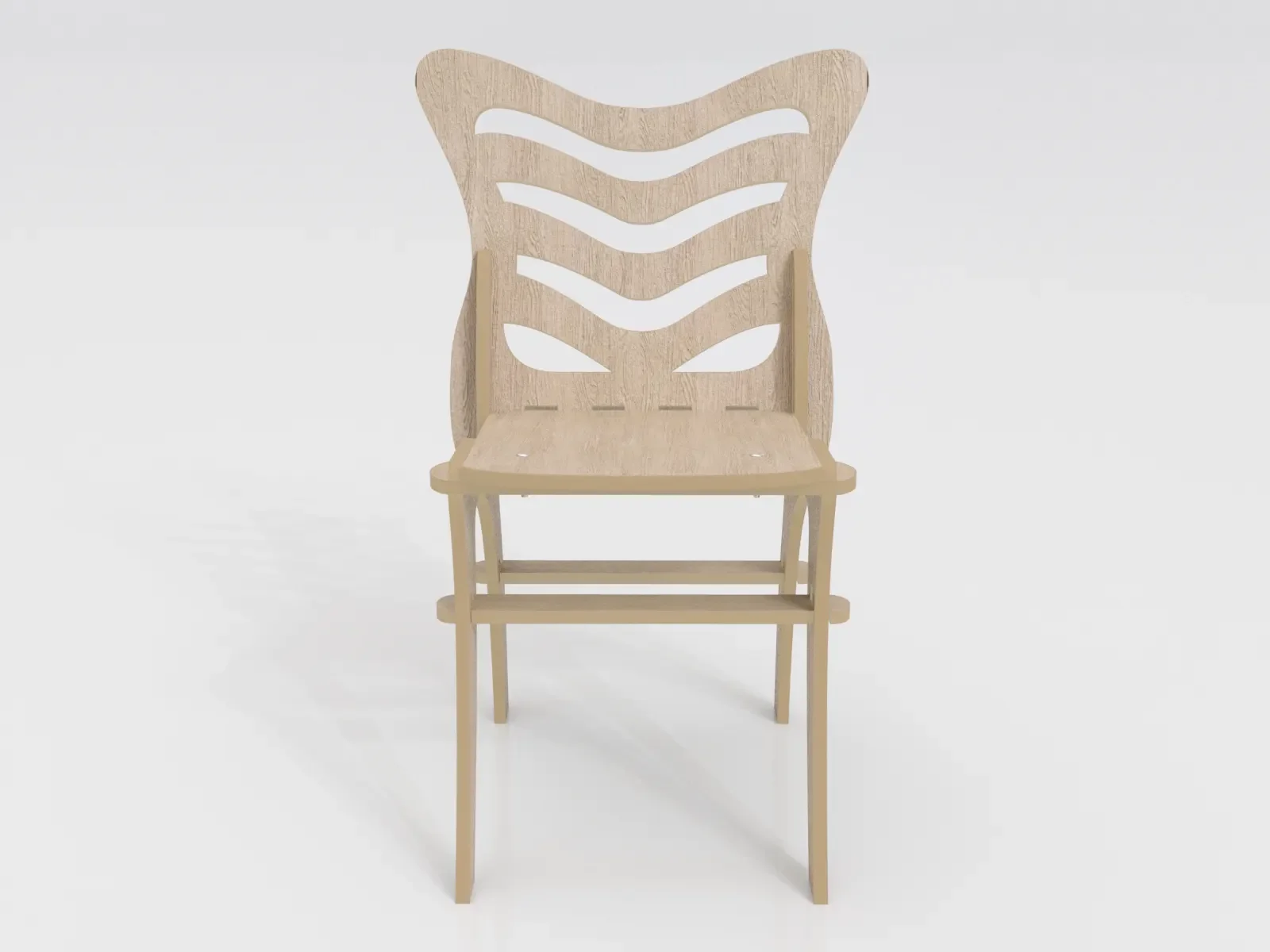 Ver imagem 3 de Cadeira Desmontável Gaudí Carvalho Natural