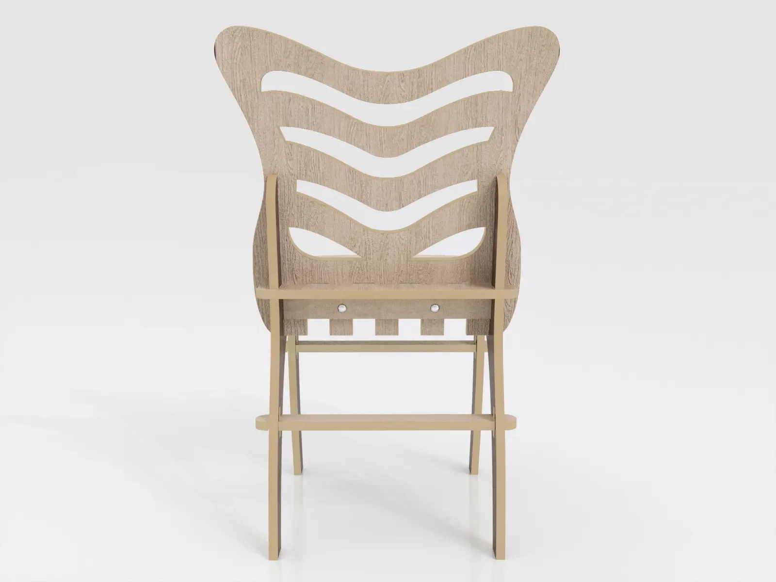 Ver imagem 4 de Cadeira Desmontável Gaudí Carvalho Natural