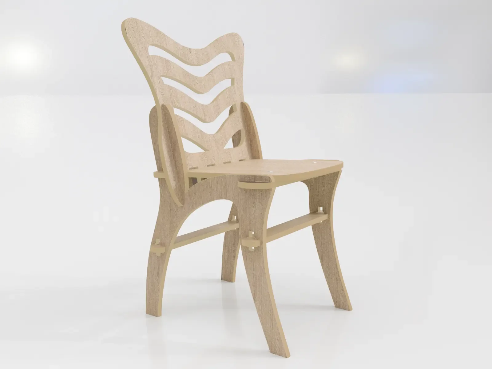 Cadeira Desmontável Gaudí Carvalho Natural - 2