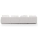 Ver imagem 2 de Sofá 4 Lugares para Sala de Estar Living 308cm Arlo F04 Bouclê Branco - Lyam Decor
