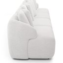 Ver mais imagens de Sofá 4 Lugares para Sala de Estar Living 308cm Arlo F04 Bouclê Branco - Lyam Decor