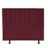 Cabeceira Estofada Carla 160CM Queen Suede Bordo - D A DECOR - 2