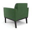 Ver mais imagens de Poltrona Decorativa Isabella Pés Fixo em Madeira Preto Suede Verde G19 - Gran Belo