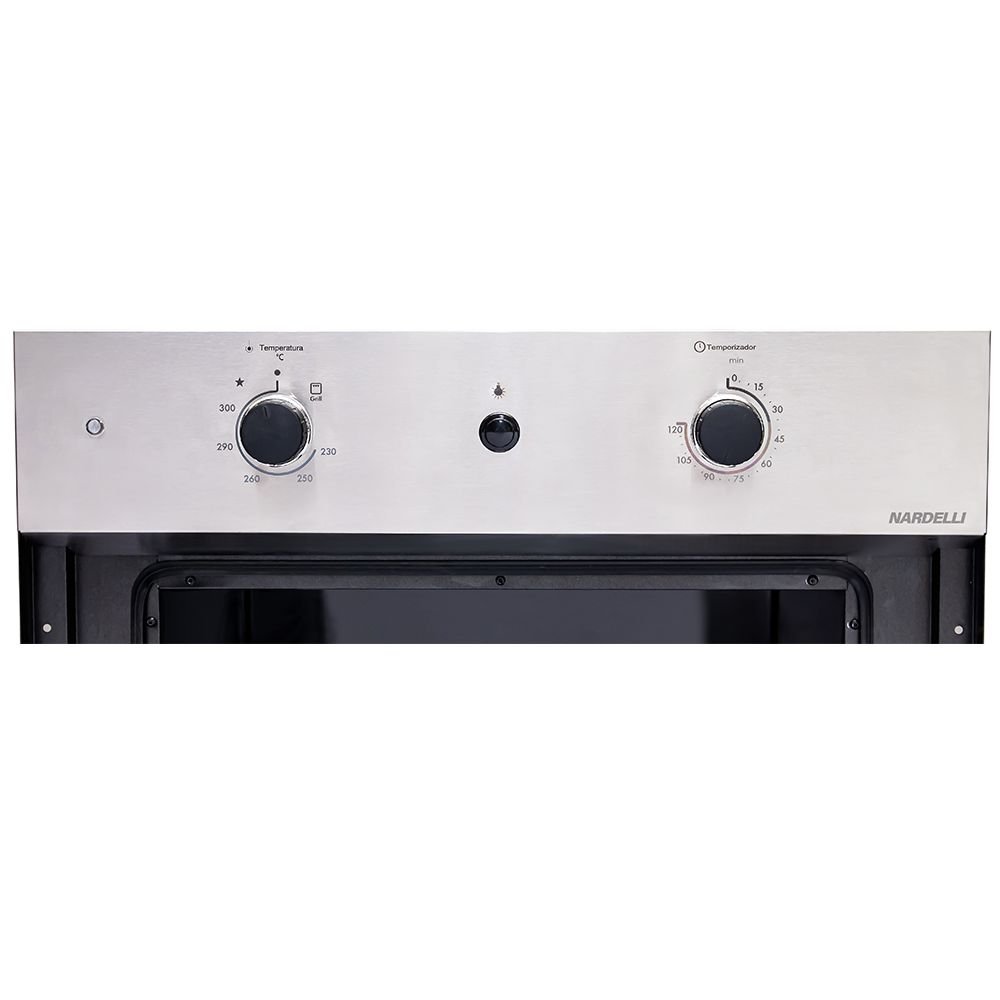 Forno a Gás de Embutir Nardelli Grill 57L Inox 127V G57 - 6