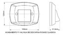 Ver imagem 2 de Acabamento Válvula Descarga Docol Clássico Preto Abs Blukit