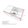 Cuba Aço Inox Gourmet Premium Pia Cozinha 120x44 C/acessórios - 5