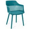Kit 8 Cadeiras de Jantar Estofada Marcela - Turquesa - 2