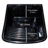 Tanque De Lavar Roupa Grande 40L Fibra Para Áreas Externas Cor: Preto - 3