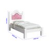 Cama de Solteiro Estrado e Pés reforçado Ligia Luxo Luke Móveis - 3