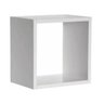 Nicho 25x25x10cm Branco Quadrado Decorativo suspenso  - Decoração, Sala, Cozinha, Quarto de Bebê... - 1