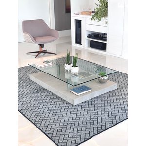 Tapete para Sala de Estar, & Escritório de Luxo Parquet Cinza 2,00x1,50 Cm