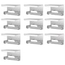 Ver imagem 1 de Suporte Papel Higienico Inox Kit 10 Unidades Banheiro Lavabo Parede Prateleira Apoio Celular Objeto