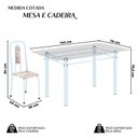 Ver imagem 3 de Conjunto Sala de Jantar com 6 Cadeiras Lívia