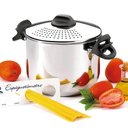 Ver imagem 4 de Espagueteira de Aço Inox Panela para Massa 5 Litros Escorredor Funciona em Fogão de Indução