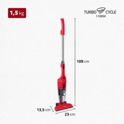 Aspirador de Pó Vertical Mondial Turbo Cycle Ap-36 1100w Vermelho (127v) - 3