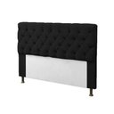Ver imagem 2 de Kit Cabeceira e Calçadeira Baú Mirage Solteiro 120cm Renascer Decor:Preto