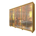 Ver imagem 3 de Guarda-roupa Casal 6 Portas com 6 Portas Reflecta com Pés com Led Imperatriz Naturale