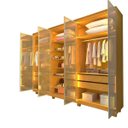 Ver mais imagens de Guarda-roupa Casal 6 Portas com 6 Portas Reflecta com Pés com Led Imperatriz Naturale
