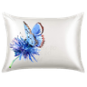 Fronha para Travesseiro Cetim antiFrizz Borboleta Azul M01 - 1