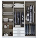 Ver imagem 4 de Guarda-Roupa Casal 6 Portas 3 Gavetas Caju Henn
