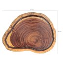 Ver imagem 3 de Tábua de Corte Formato Bolacha para Carne de Churrasco Madeira Rústica Jmv Sortido