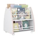 Ver imagem 1 de Estante Porta Livros Infantil Movelbras Branco