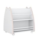 Ver imagem 3 de Estante Porta Livros Infantil Movelbras Branco