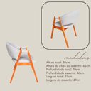 Ver imagem 3 de Combo 6 Cadeiras de Jantar em Linho Cinza-Claro Versátil & Elegante Escritório Sala de Jantar