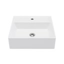 Ver imagem 2 de Cuba Atenas Branco Kit com Valvula e Torneira 48,0x38,0x13,0mm - Levo
