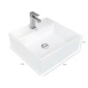 Ver imagem 6 de Cuba Atenas Branco Kit com Valvula e Torneira 48,0x38,0x13,0mm - Levo