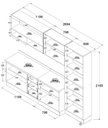 Ver imagem 5 de Armário de Cozinha Completo Ditália Denver S/ Tampo Rv/brd10