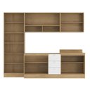 Ver imagem 2 de Armário de Cozinha Completo Ditália Denver s/ tampo Rv/BrD10