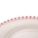 Ver imagem 3 de Prato Raso de Cristal Coração Borda Rosa 28cm 1685 - Lyor