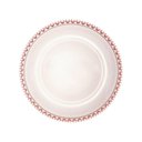 Ver imagem 1 de Prato Raso de Cristal Coração Borda Rosa 28cm 1685 - Lyor
