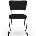 Ver imagem 6 de Kit 04 Cadeiras Decorativas Para Sala De Jantar Allana L02 Suede Preto - Lyam Decor