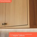 Ver mais imagens de Cozinha Completa Venaly 11 Portas 2 Gavetas com Vidro Reflecta CEC303 Cinamomo/Off White - Henn