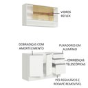 Ver imagem 5 de Armário de Cozinha Compacta 120cm Branco Glamy Madesa 02