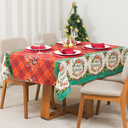 Ver imagem 7 de Toalha de Mesa 4 Lugares Brilhare Estampada Natal 1,45x1,45cm Tecido Oxford:Estampa 2