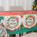 Ver imagem 3 de Toalha de Mesa 4 Lugares Brilhare Estampada Natal 1,45x1,45cm Tecido Oxford:Estampa 2