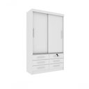 Ver imagem 1 de Guarda Roupa Casal Chicago 2 Portas 6 Gavetas S-espelho Tcil