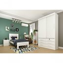 Ver imagem 5 de Guarda Roupa Casal Chicago 2 Portas 6 Gavetas S-espelho Tcil