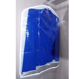 Capa Organizadora Casaco Blazer 55x70cm Branco Tnt Guarda - 3