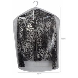 Capa Organizadora Casaco Blazer 55x70cm Branco Tnt Guarda - 4