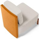 Ver imagem 2 de Poltrona Decorativa Living Pés Madeira Hungria L02 Couríssimo Whisky Linho Cru - Lyam